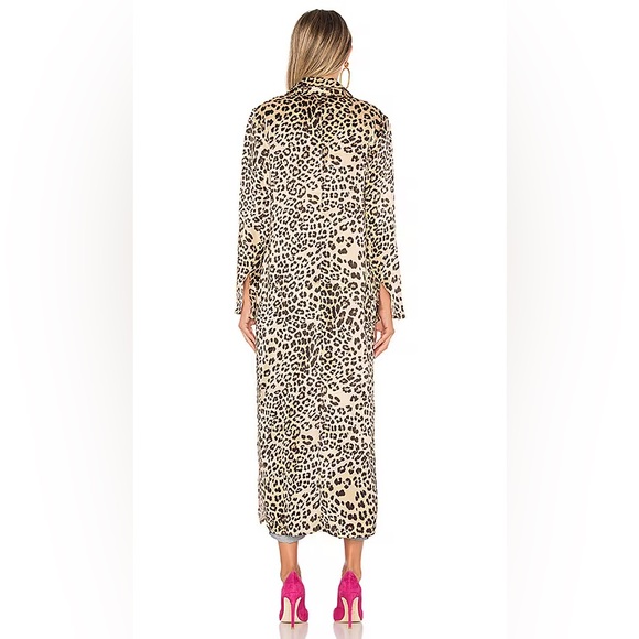 House of Harlow x Revolve *Delaney* leopard print duster jacket S - Picture 2 of 6